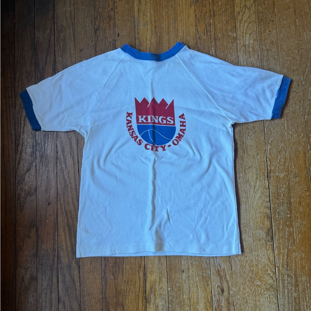 Vintage Kansas City Kings Ringer Tee